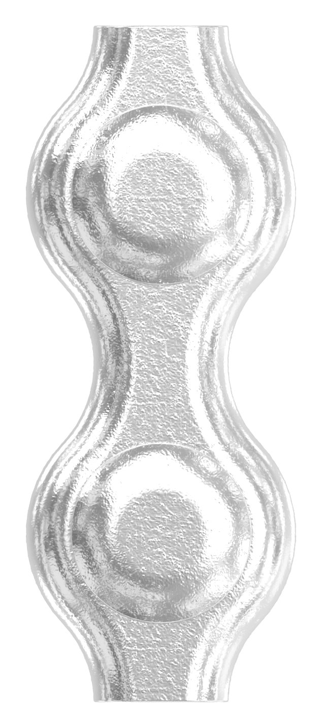 Duplexklemmen für Seil 2mm, V4A