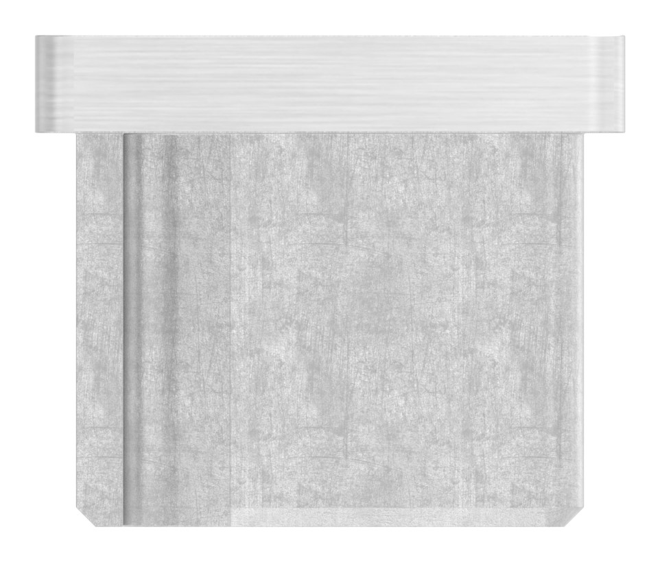 Einsteckkappe, für Rohr 50x30x2,0mm, V2A