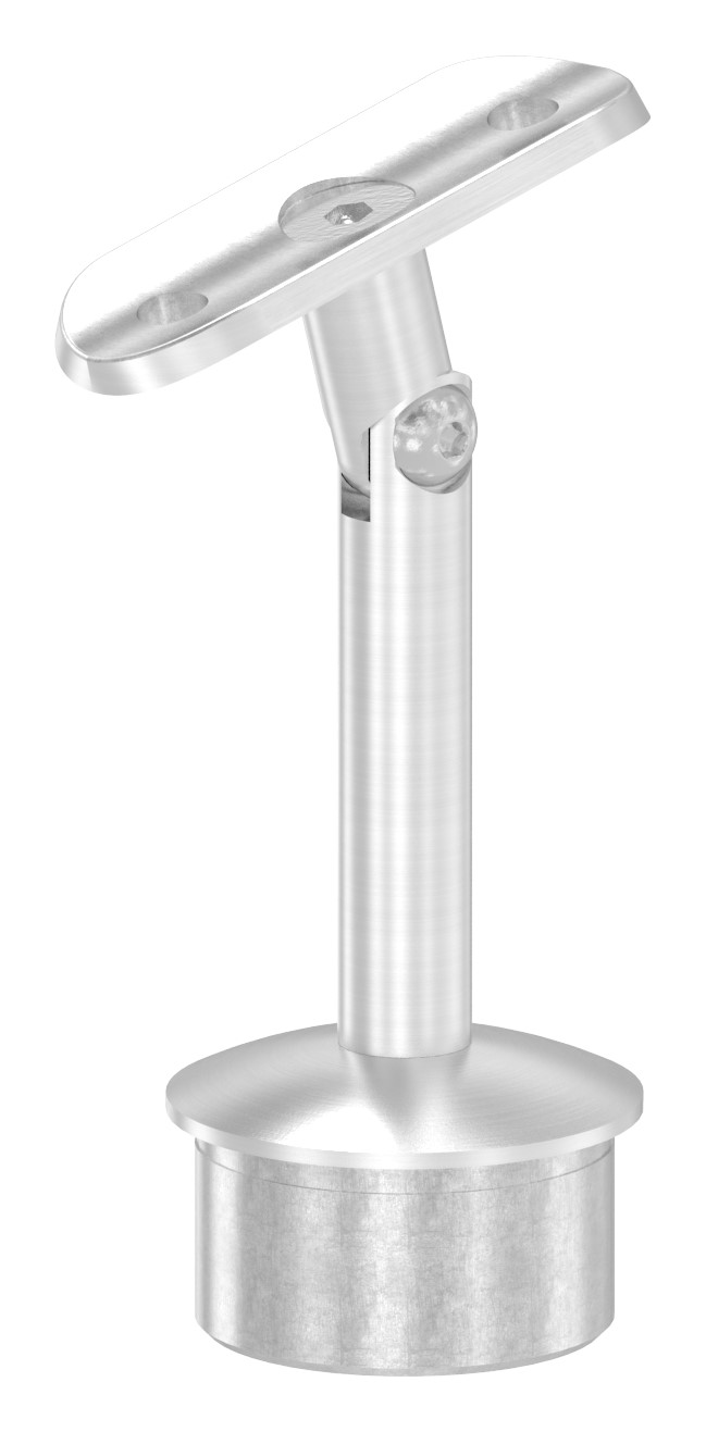 Rohrabschlussstopfen für Rohr 42,4x2,5mm, Handlaufanschlussplatte: 42,4mm, V2A