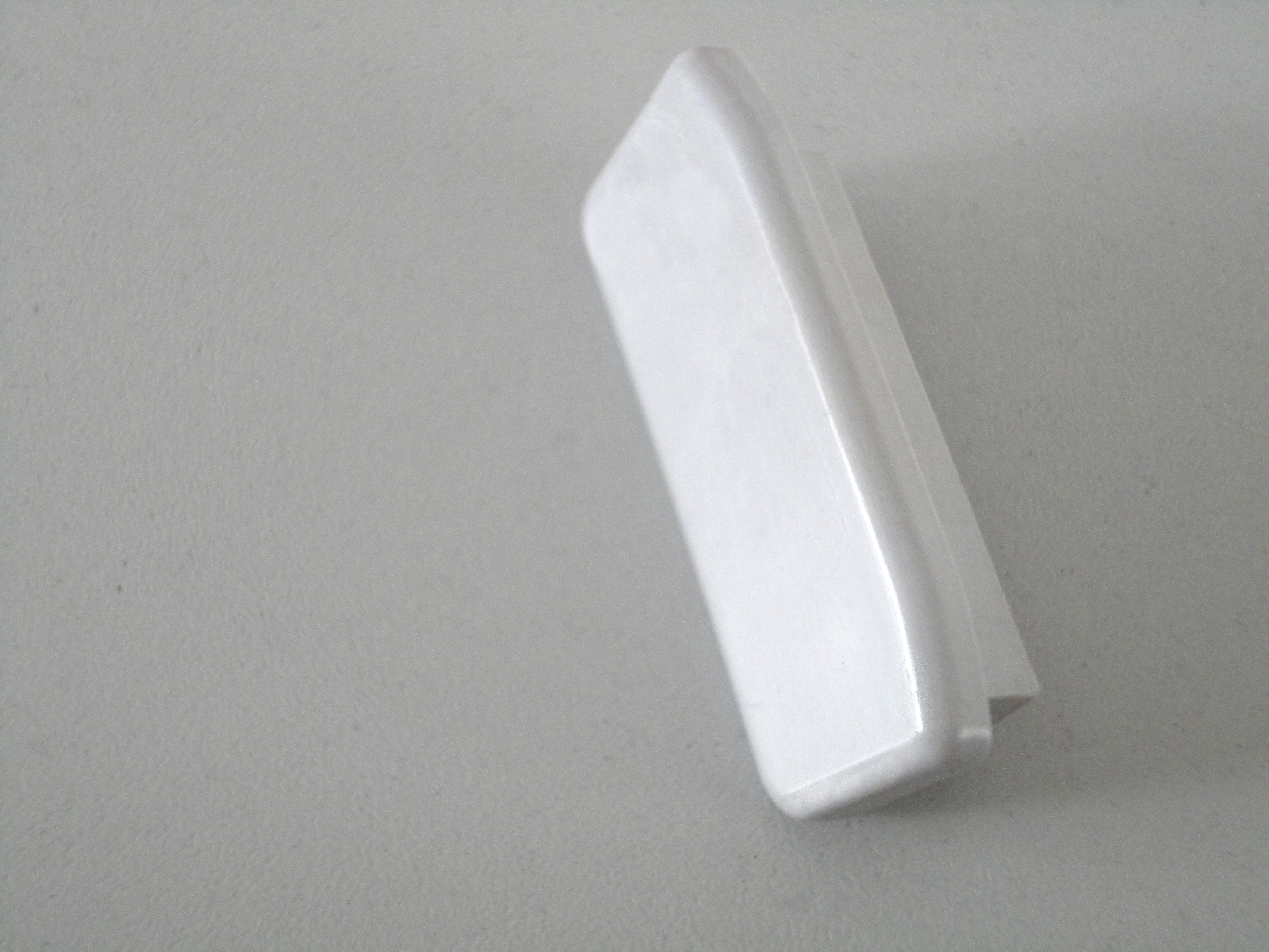 Endkappe für Kunststoffhandlauf für 40x8mm, telegrau