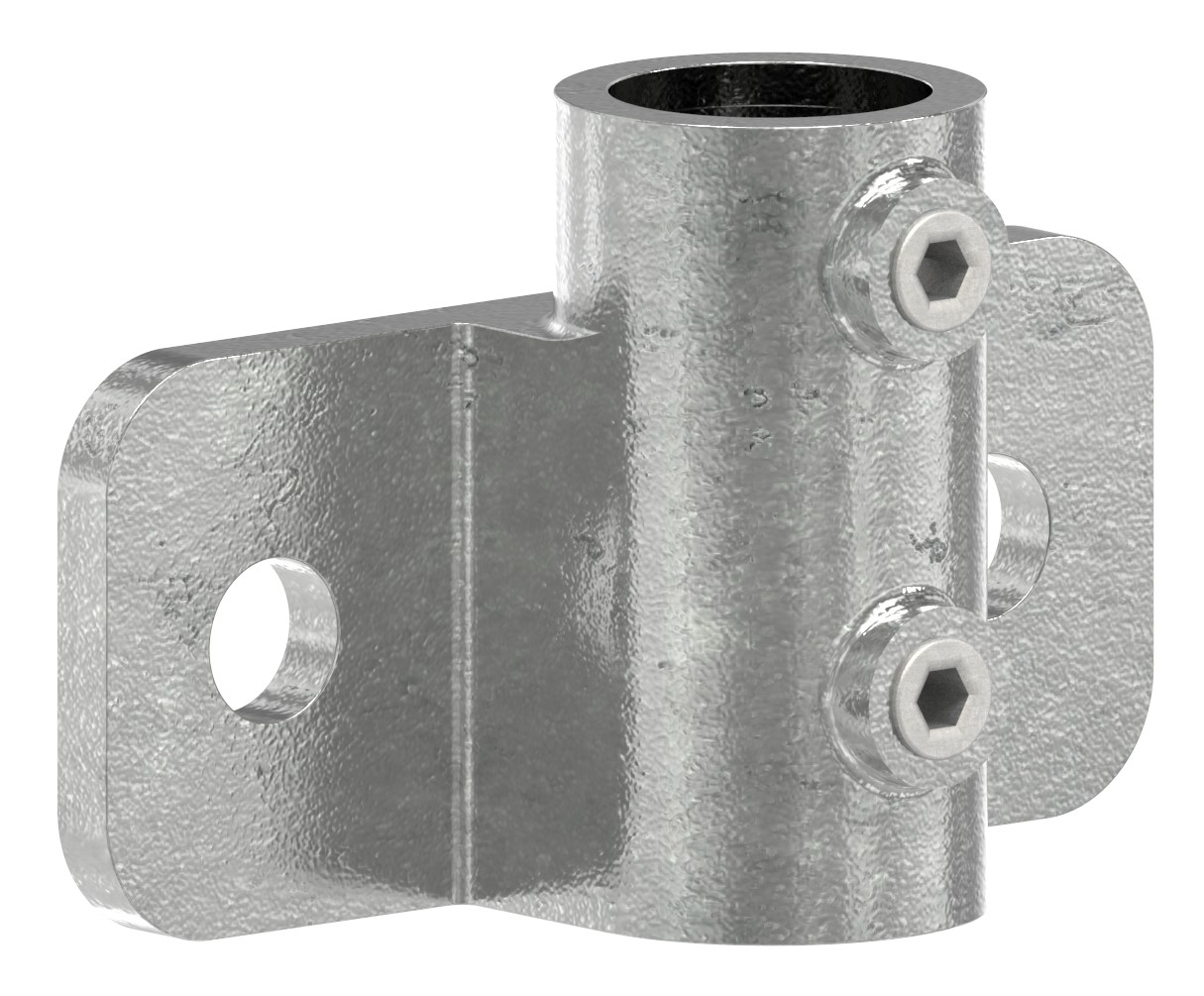 Wandhalter mit 2 Bohrungen, für Rohr Ø 33,7mm
