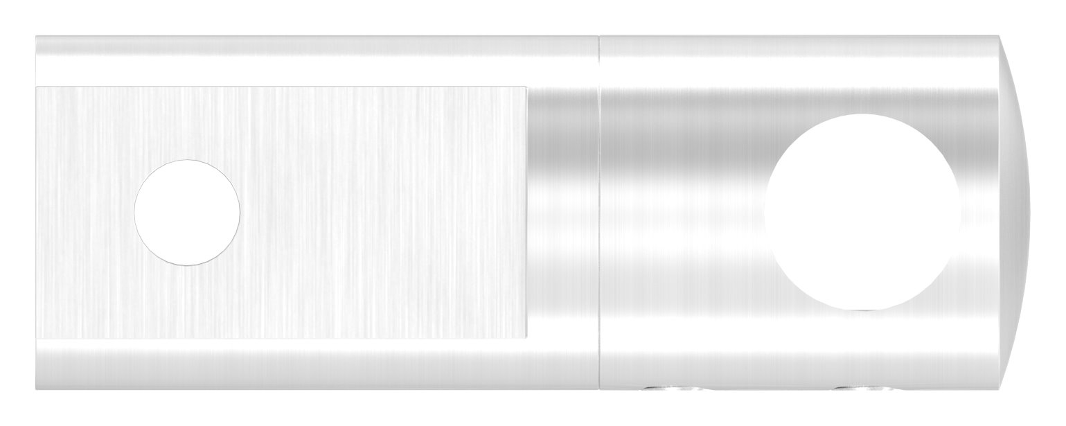 Querstabhalter (Montage zwischen zwei Flacheisen), Bohrung 12,2mm, V2A Querstabhalter (Montage zwischen zwei Flacheisen), Bohrung 12,2mm, V2A