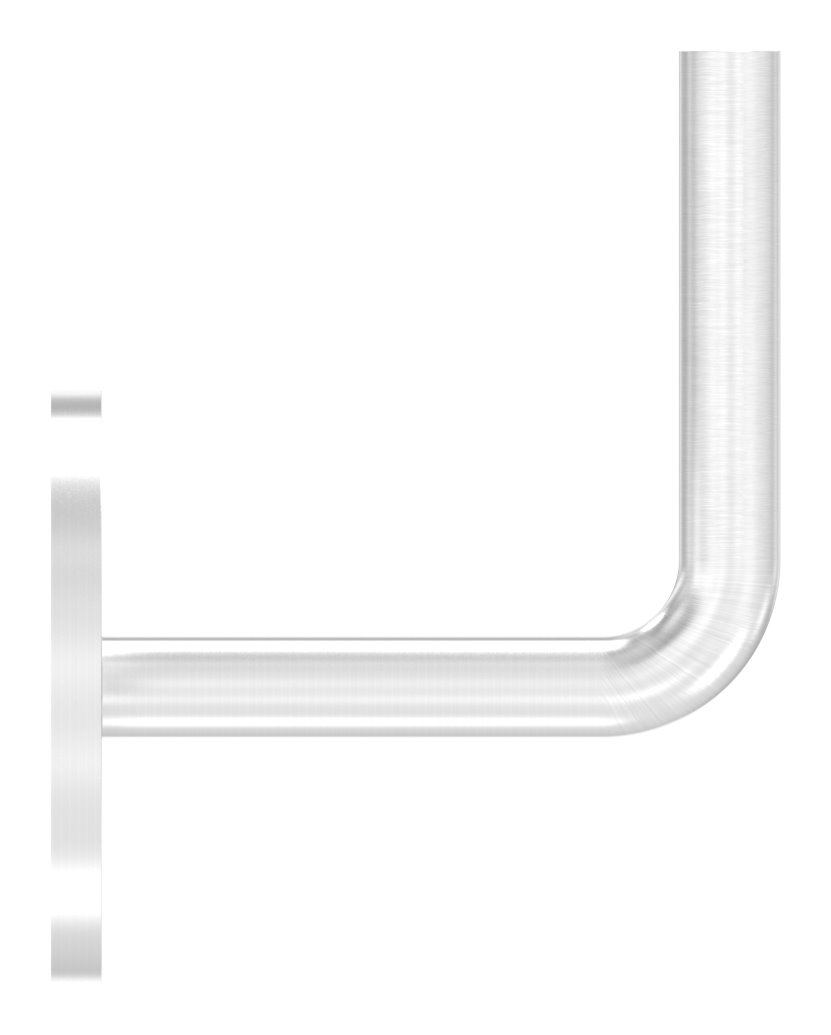 Handlaufhalter zum Anschweißen (Ronde und Bügel verschweißt), V2A