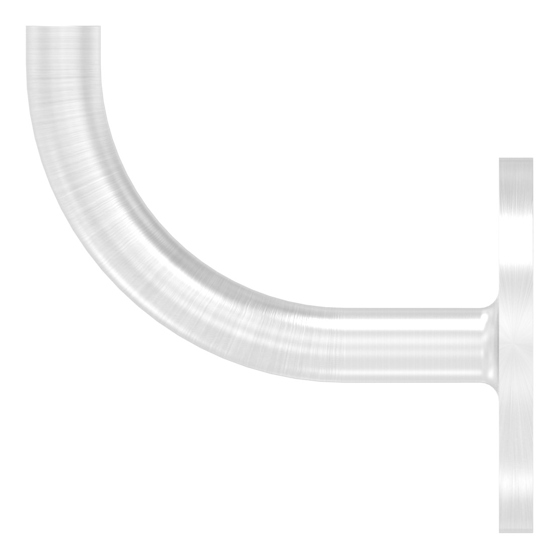 Handlaufhalter zum Anschweißen, (Ronde und Bügel verschweißt), V2A