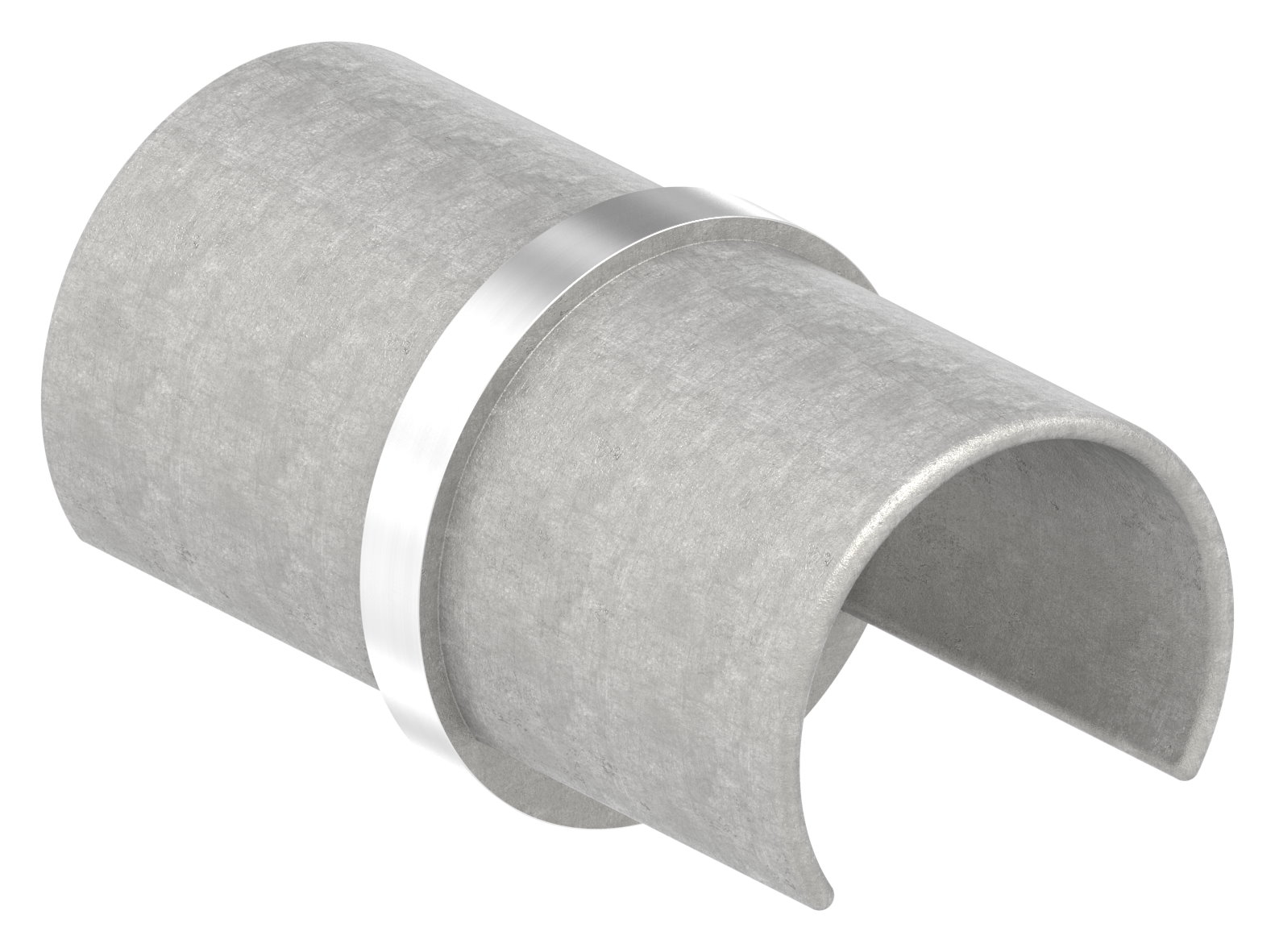 Rohrverbinder für LED-Nutrohr 42,4mm, V2A