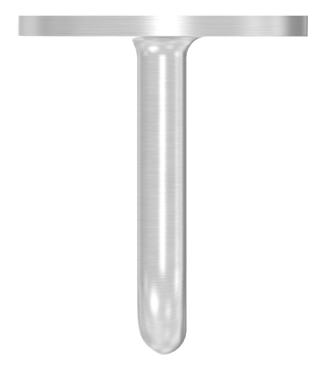 Handlaufhalter zum Anschweißen (Ronde und Bügel verschweißt), V2A