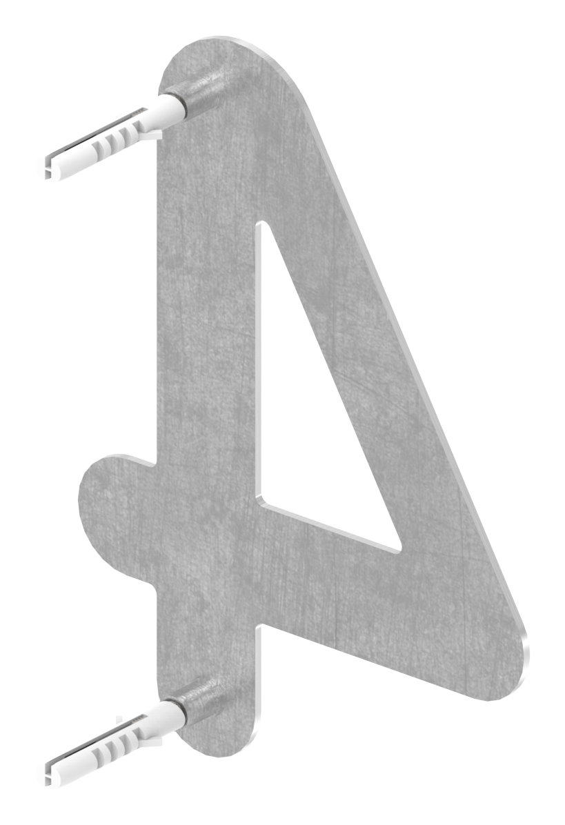 Hausnummer 4 - "klein", V2A