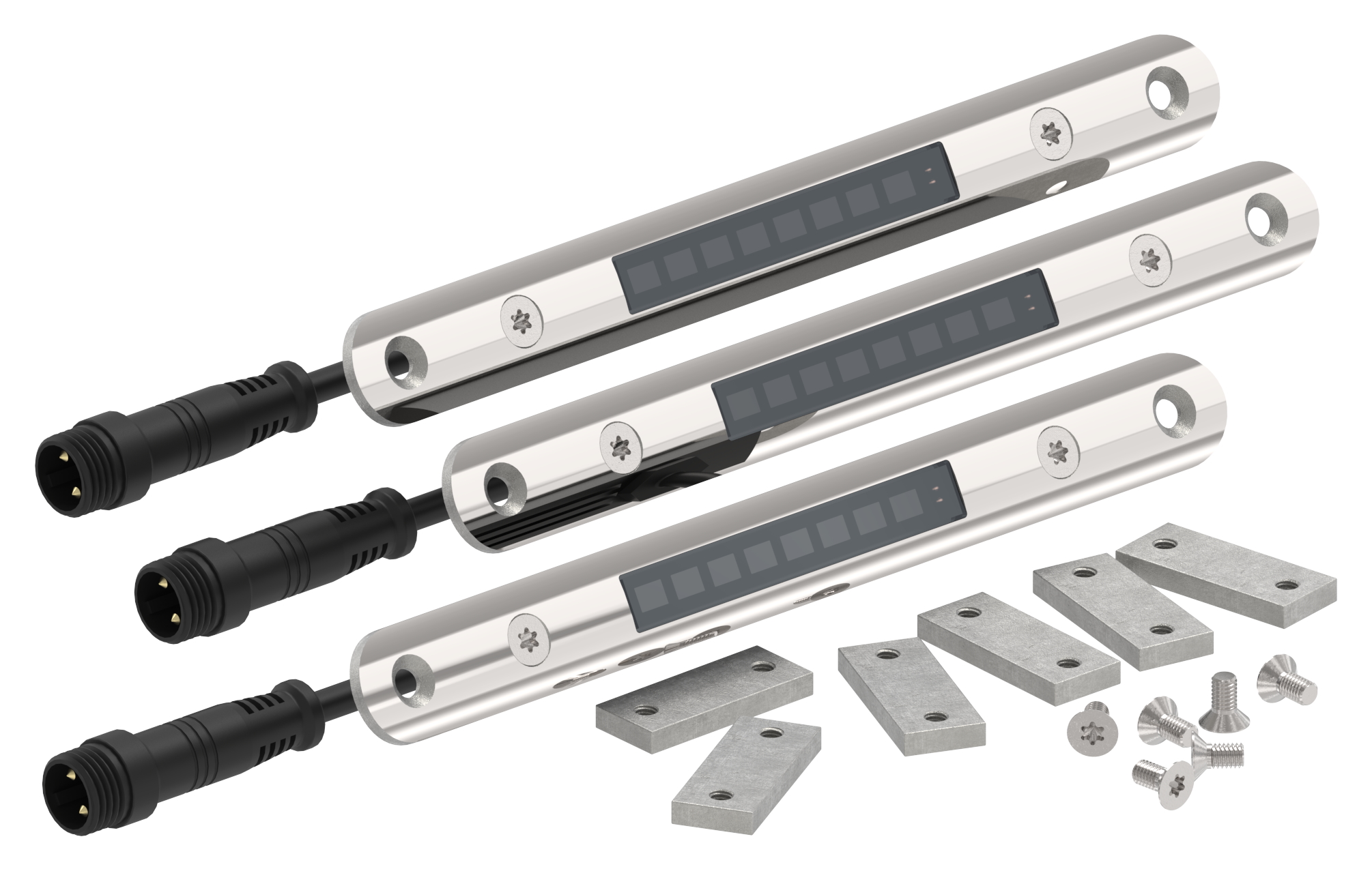 LED-Modul-Set für Rundrohre 42,4 - 48,3mm, 4000K