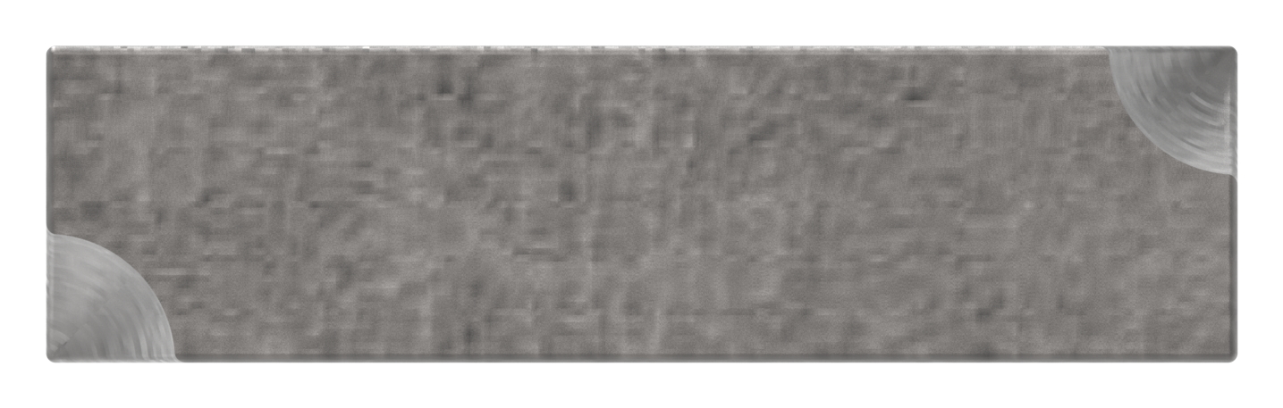Flacheisen 30x8mm, alle 4 Kanten gehämmert, Länge 3m, S235JR