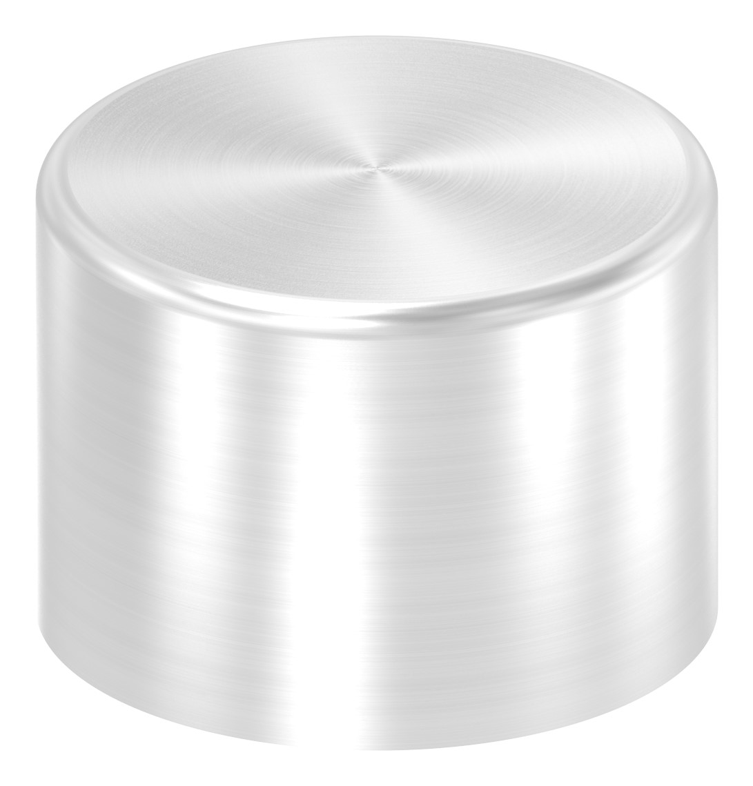 Endkappe für Stecksystem, für 42,4x2,0mm, V2A Endkappe für Stecksystem, für 42,4x2,0mm, V2A