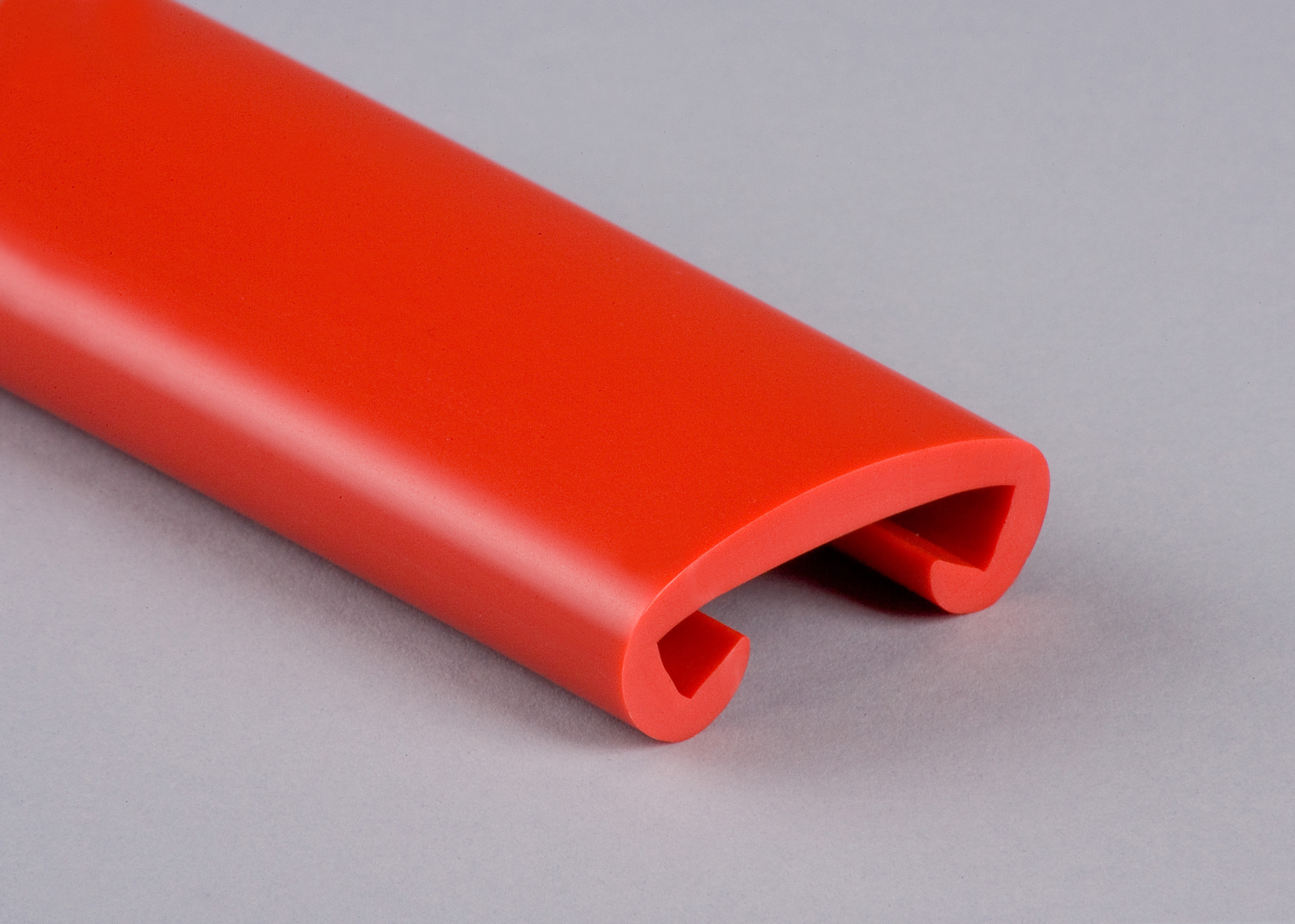 Kunststoffhandlauf für 40x8mm, marsrot