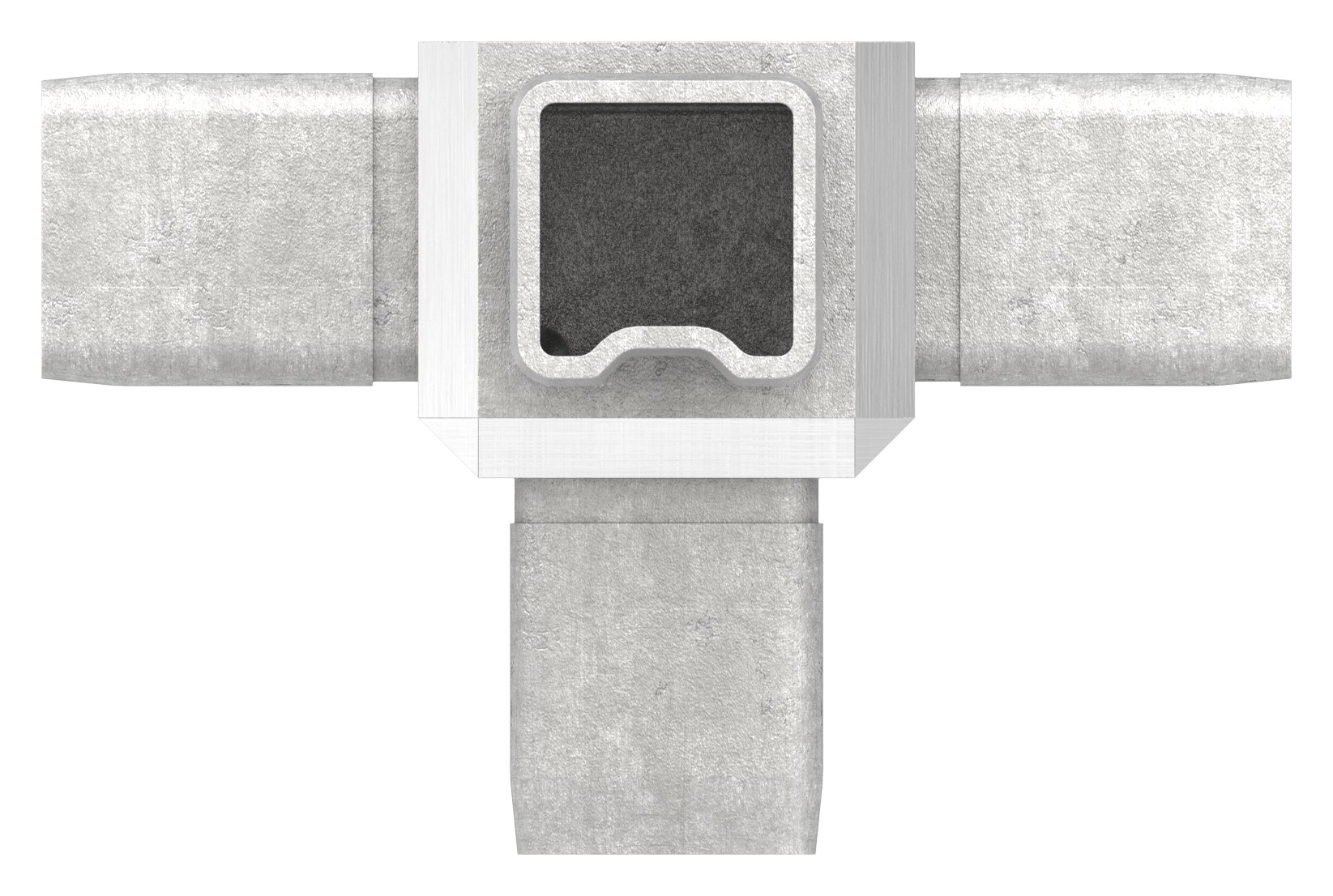 Verbinder für Rohr 25x25x2,00mm, V4A