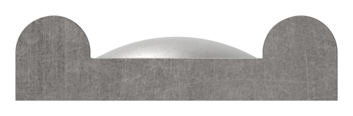 Hespeneisen S235JR, 30x8x4mm, L: 3000mm