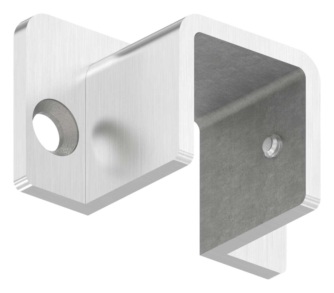 Wandhalterung für Edelstahl-U-Profil 80530-XXX, V4A