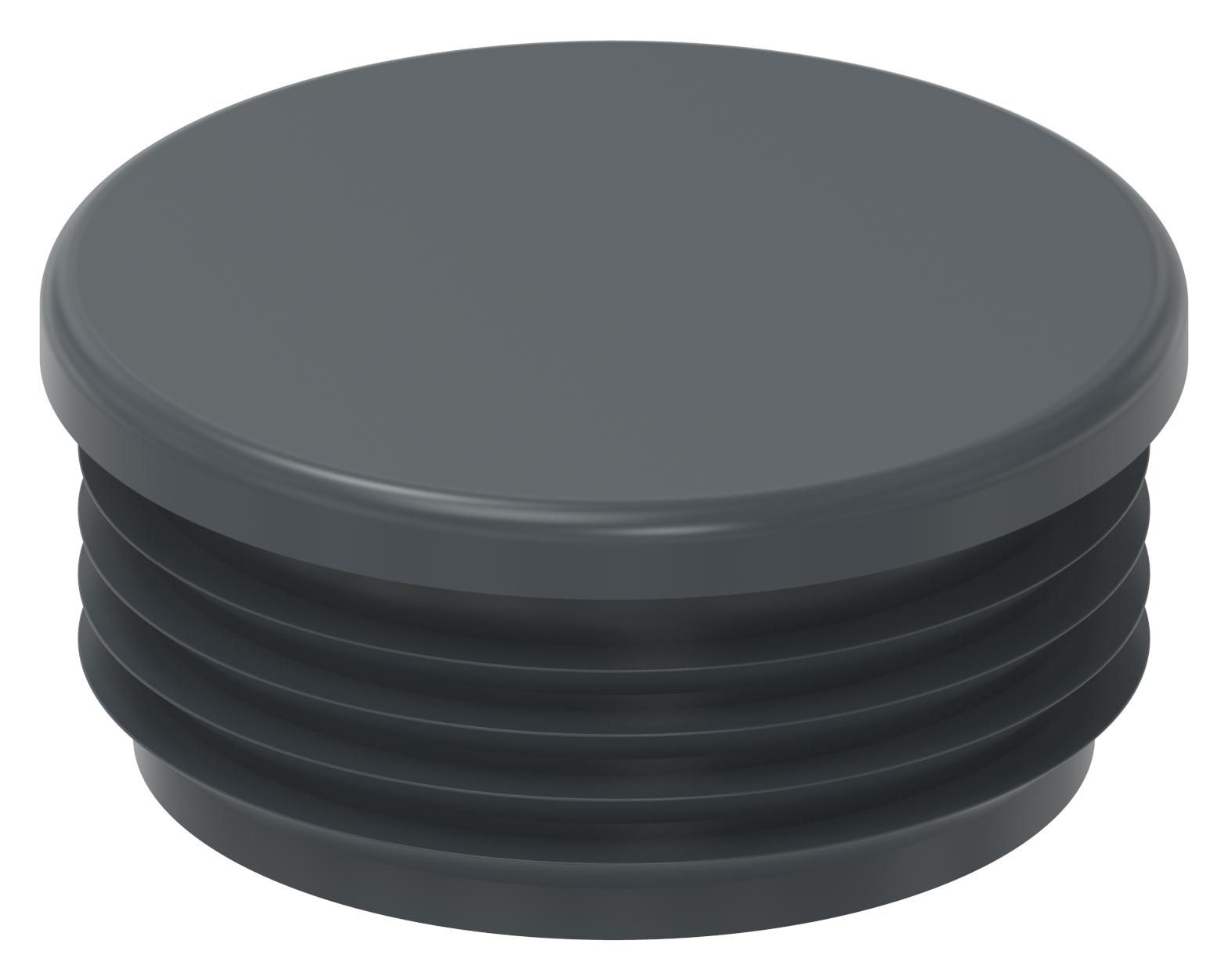 Kunststoffkappe für Rundrohr 60,3mm
