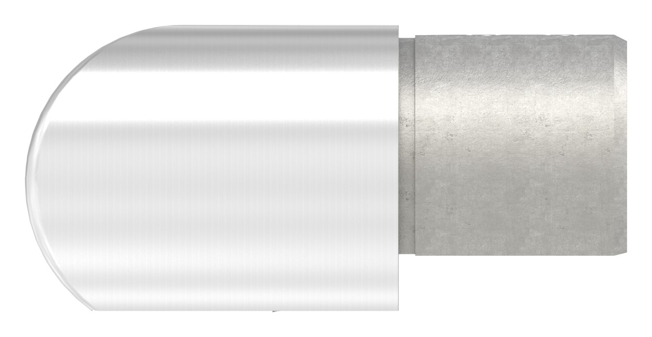 Eckbogen horizontal, für 48,3mm, V2A, Verlaufsecke