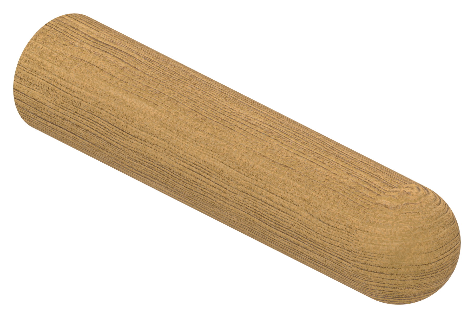 Holzhandlauf Kambala Ø 42mm, Länge 200mm, lackiert