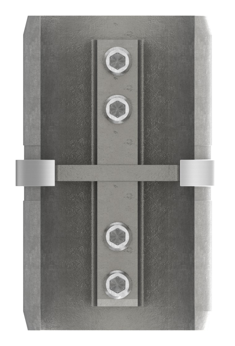 Rohrverbinder für Nutrohr 42,4mm, V4A