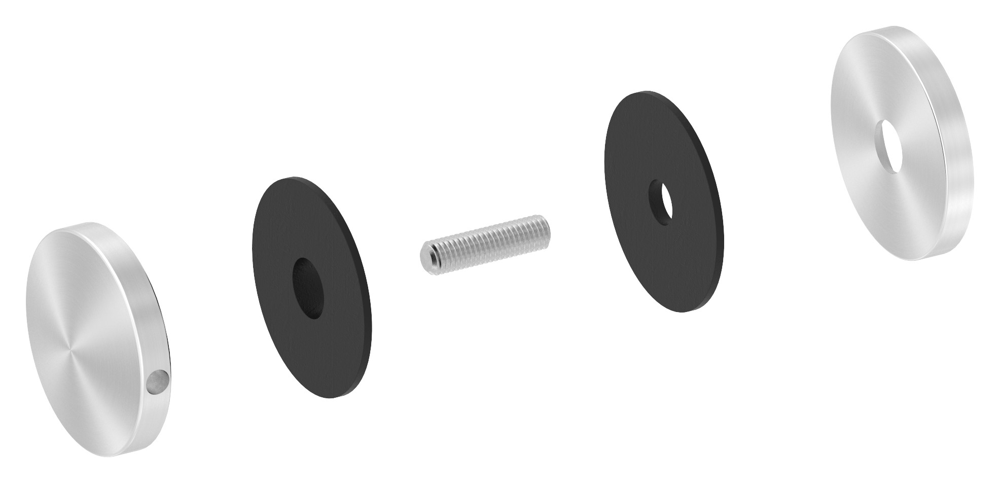 Glaspunkthalter Ø 52 mm, passend zu Brenk-Halter, ALU Glaspunkthalter Ø 52 mm, passend zu Brenk-Halter, ALU