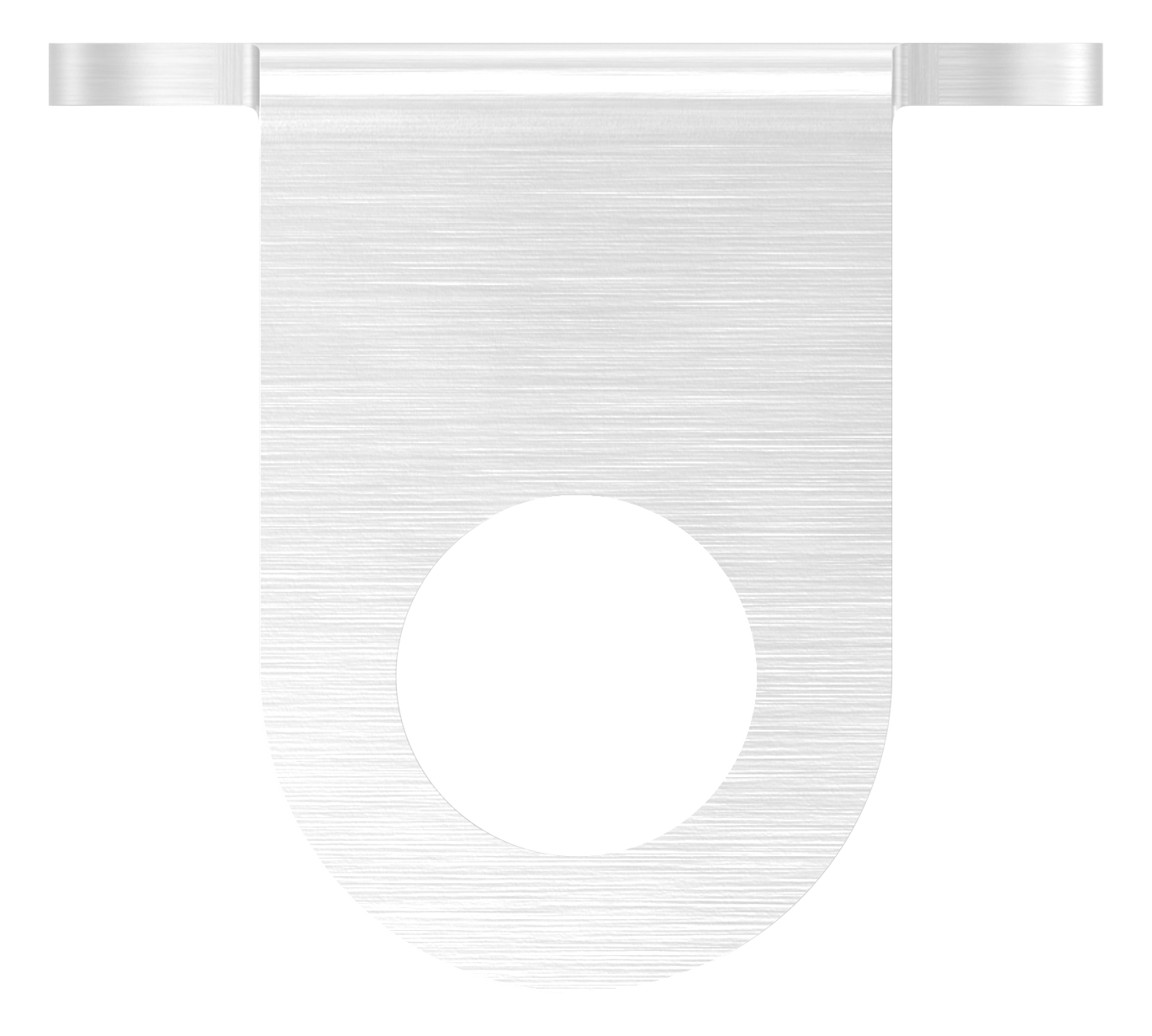 Wandbefestigung für Geländerpfosten 33,7mm, V2A