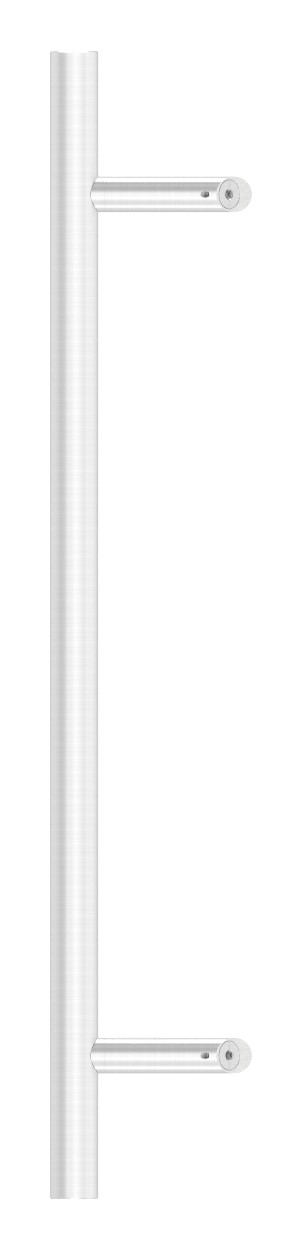 Stoßgriff inkl. Halter mit 45° Schräge 45° mit L: 800mm, V2A Stoßgriff inkl. Halter mit 45° Schräge 45° mit L: 800mm, V2A