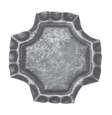 Bodenrosette 5mm, 75x75mm