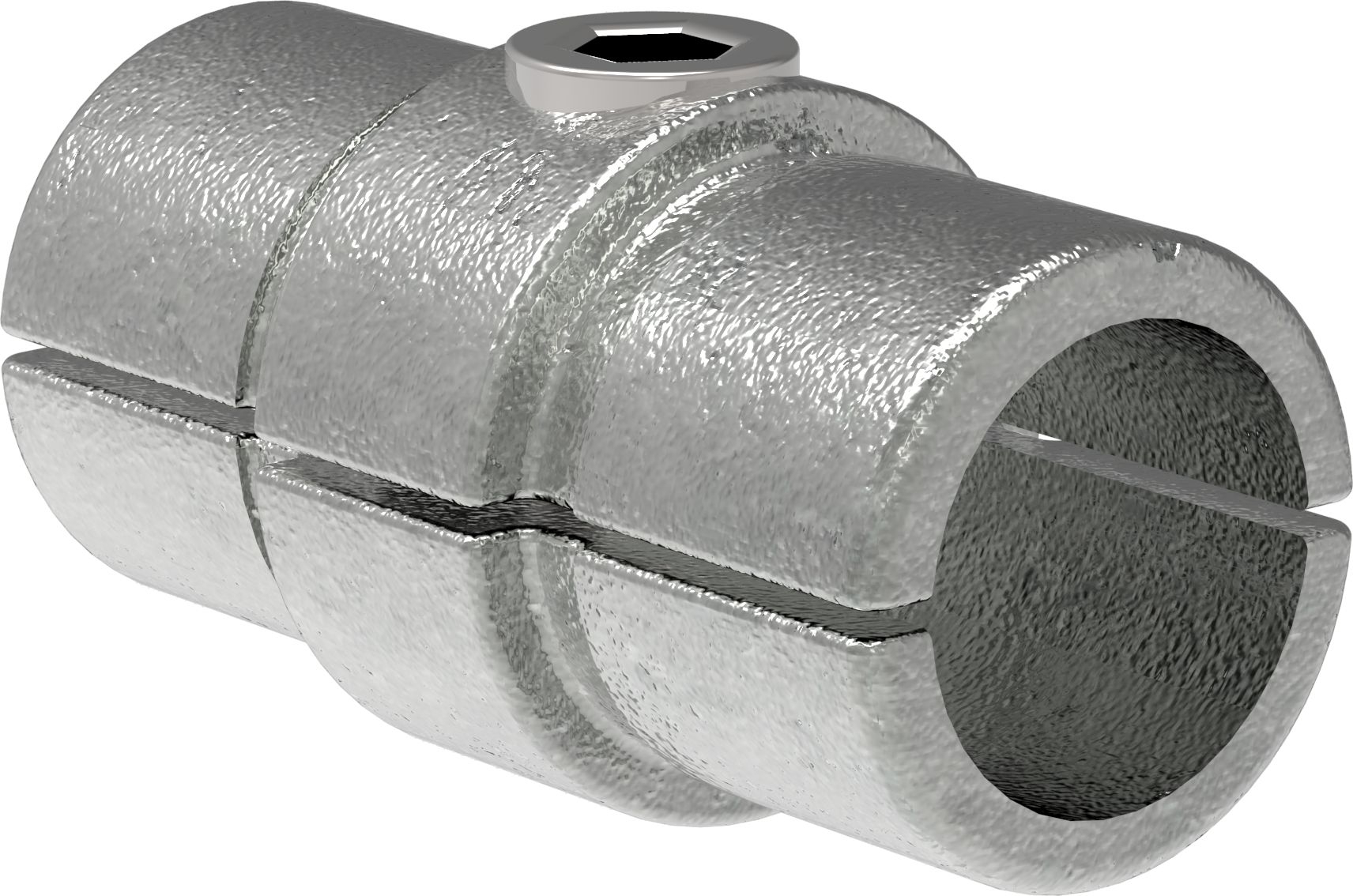 Verbinder, gerade, im Rohr, für Rohr Ø 42,4mm