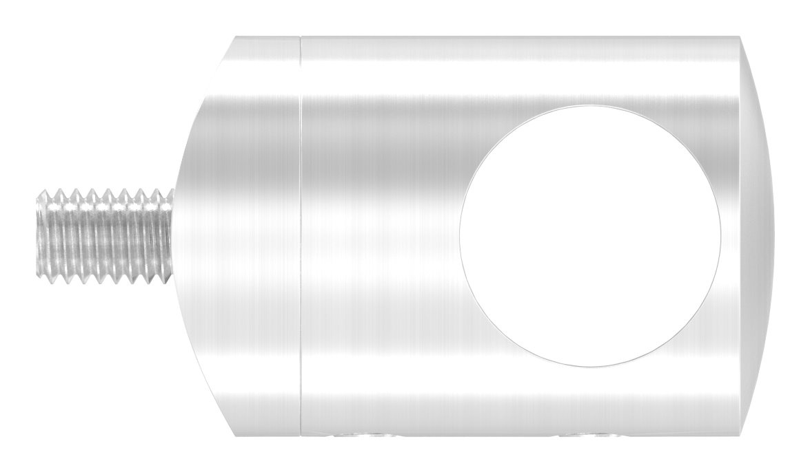 Querstabhalter für 42,4mm Rohr, 16,2mm Bohrung, V2A