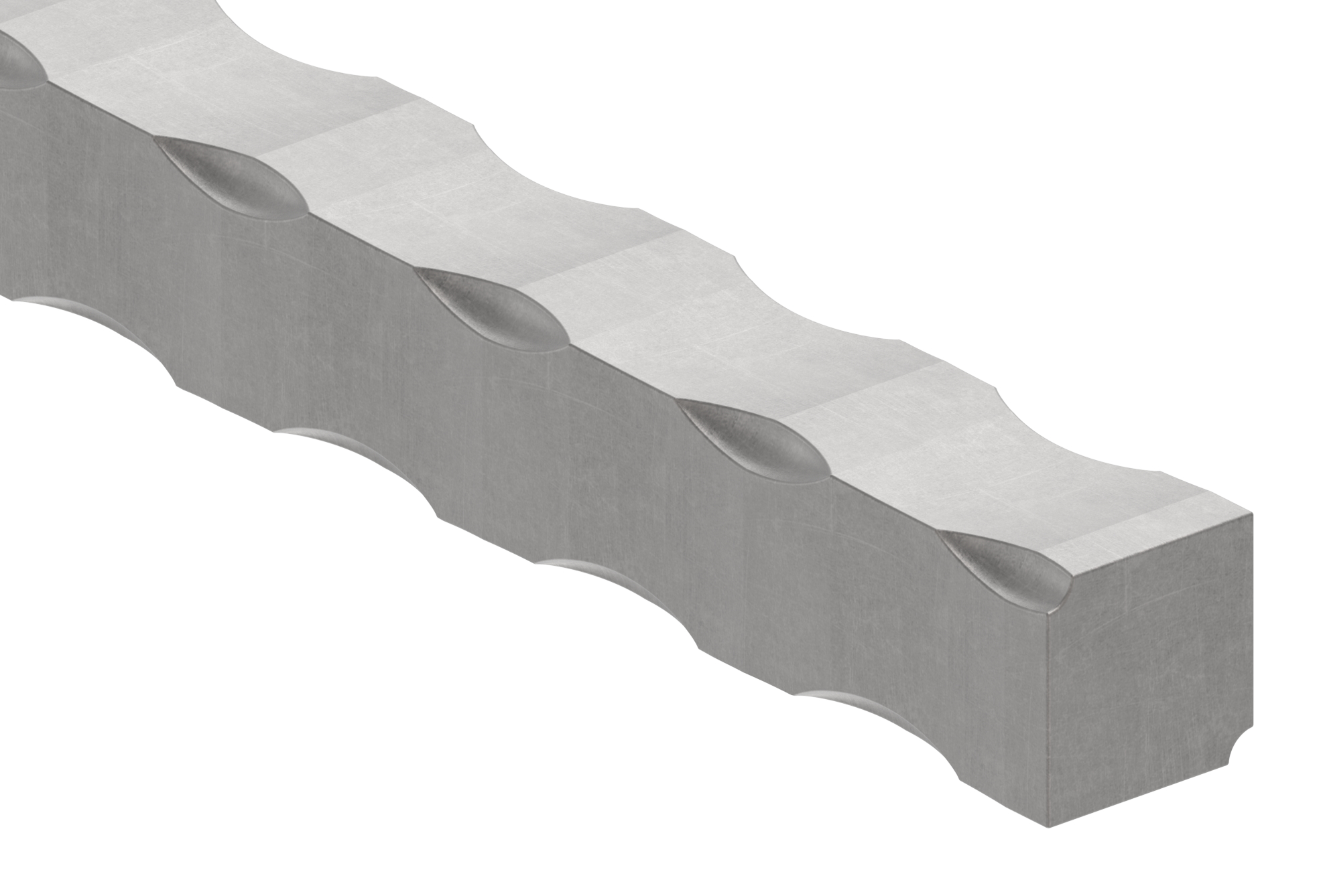 Vierkant S235JR, 20x20mm, L: 3000mm