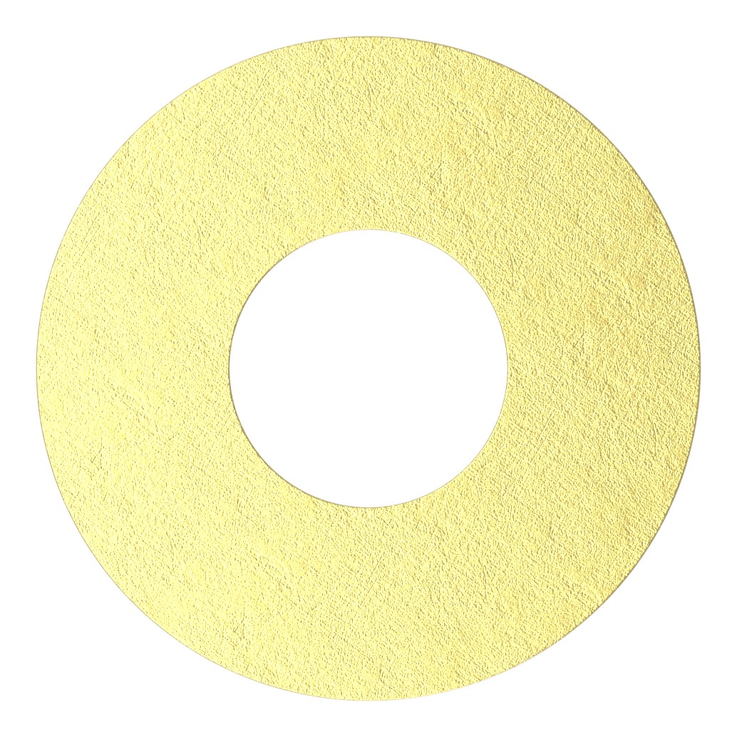 Messingscheibe von Torband 121-M12