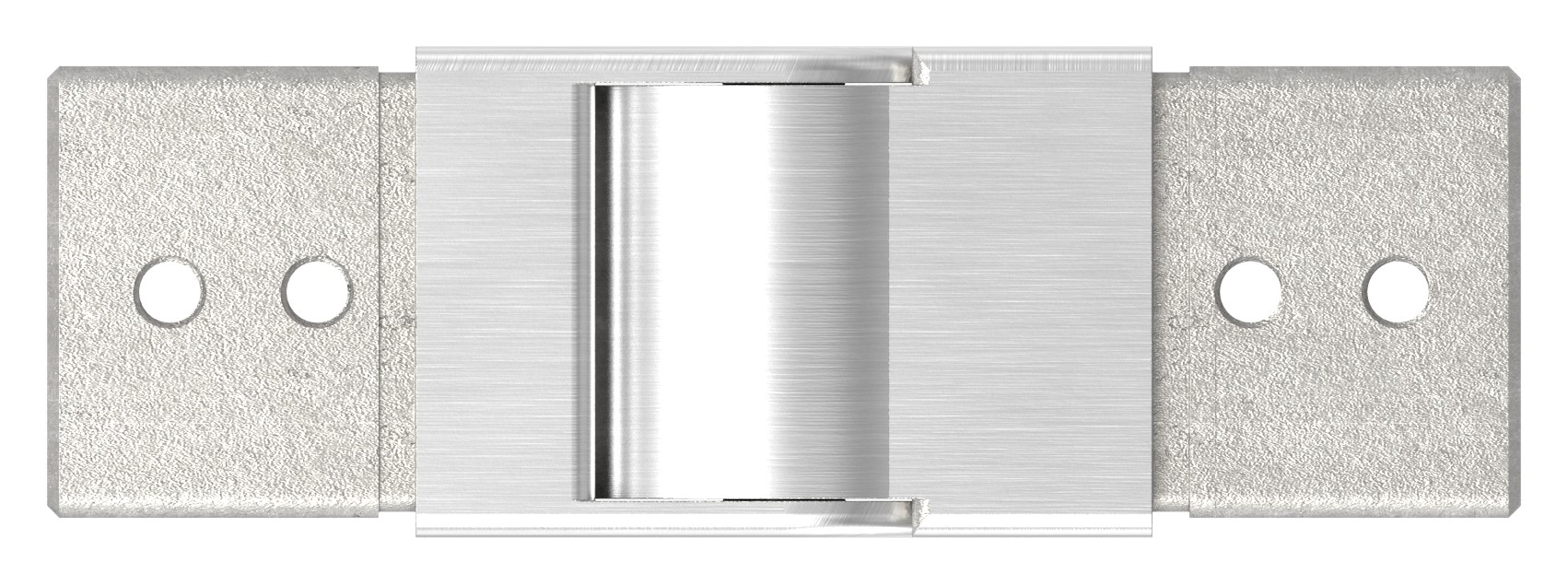 Verbinder flexibel für Quadratnutrohr 40x40mm, V4A