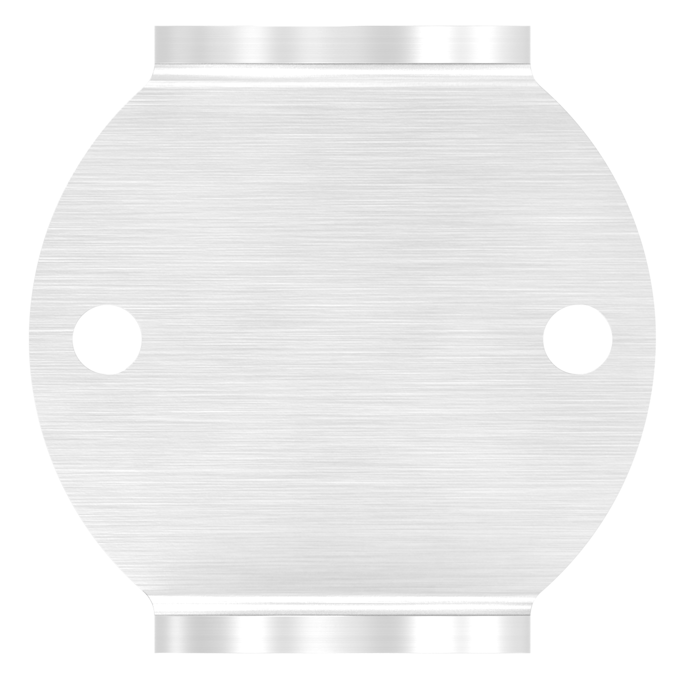 Wandbefestigung für Geländerpfosten 33,7mm, V2A