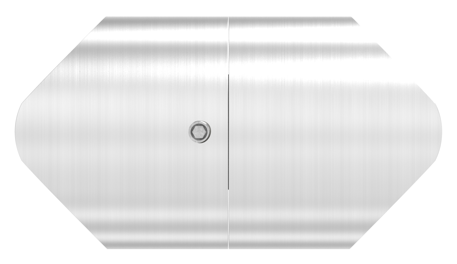 Rohrverbindungsstück von 48,3 / 48,3mm, V2A
