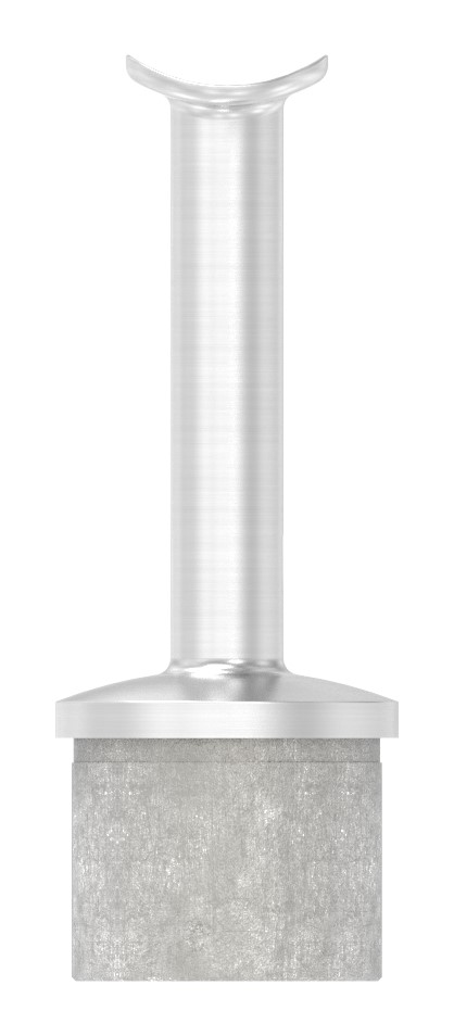 Rohrabschlussstopfen mit Stift für LED Handlauf, V4A