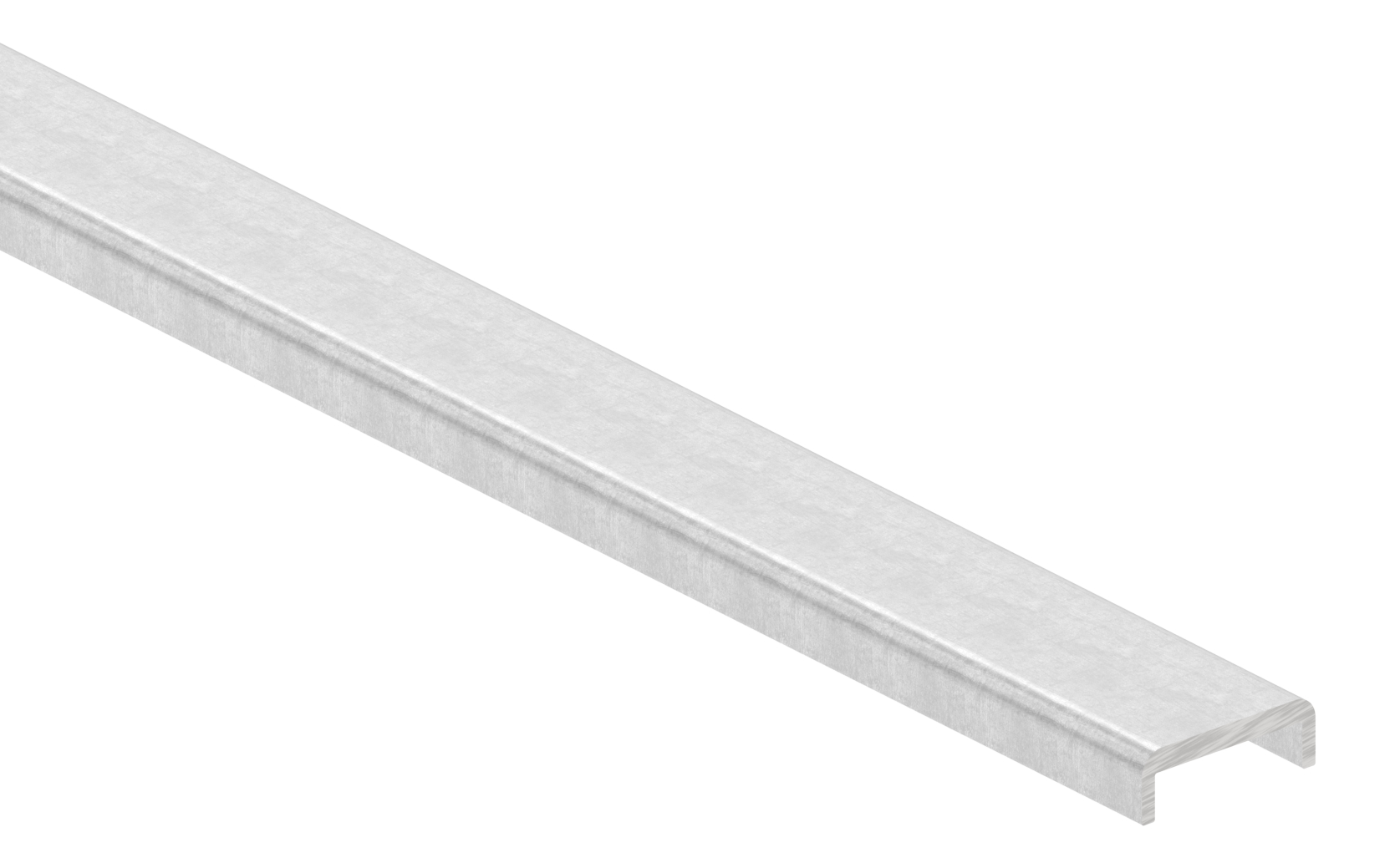 Kantenschutz EXTRA SLIM, für Glas 12,00 - 13,52mm, L: 3000mm, Aluminium roh