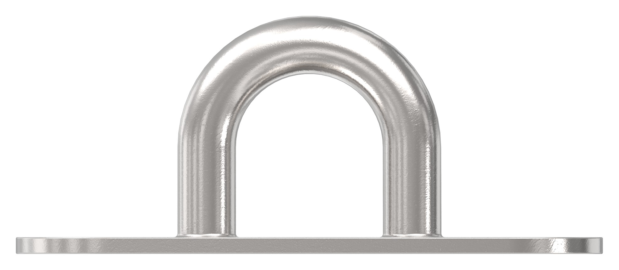 Befestigungsöse mit ovaler Platte V4A