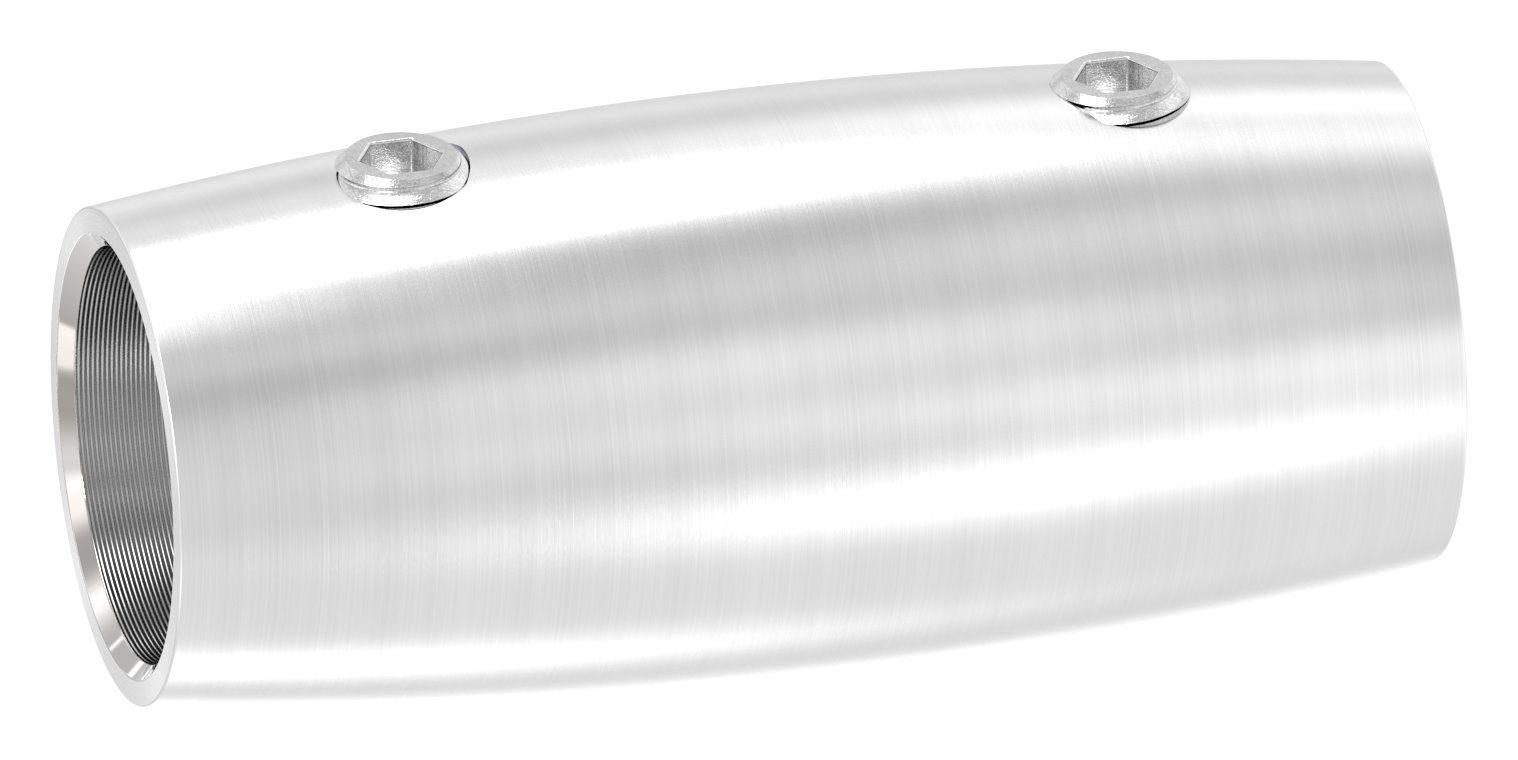 Stabverbinder für 14mm Rund, L: 45mm, Ø 20mm, V2A