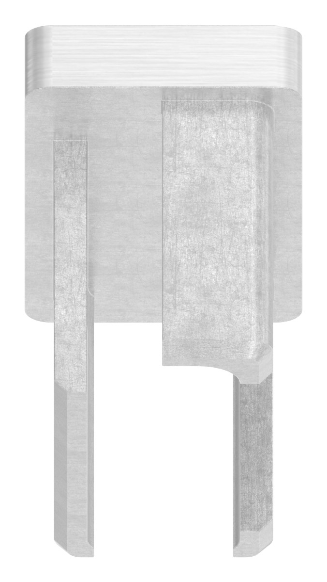 Einsteckkappe, für Rohr 40x20x2,0mm, V4A