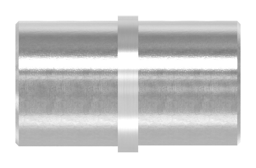 Verbinder 180° für Ovalnutrohr 80x40mm, V2A