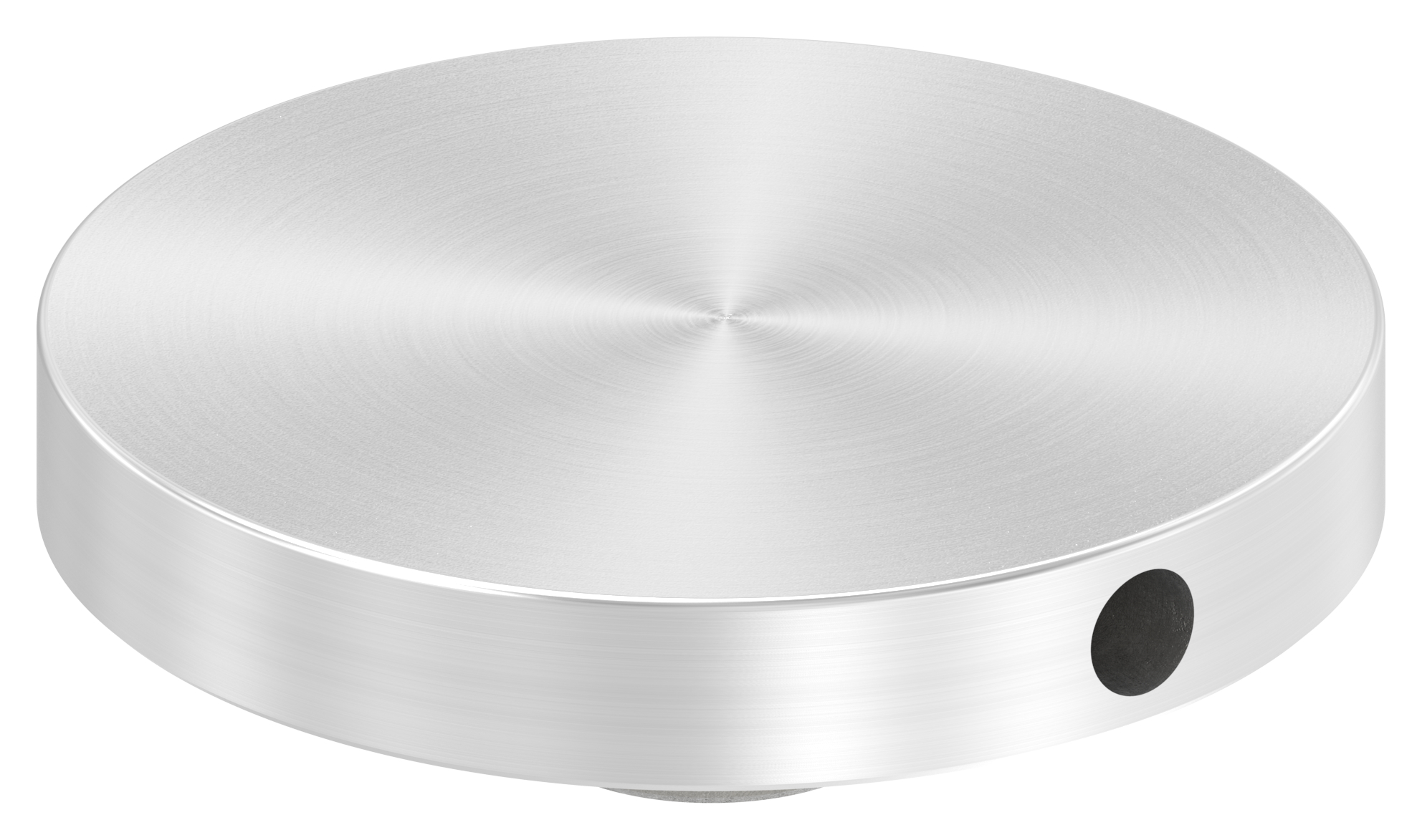 Schraubplatte Ø 60mm mit M12 Gewinde, V2A Schraubplatte Ø 60mm mit M12 Gewinde, V2A