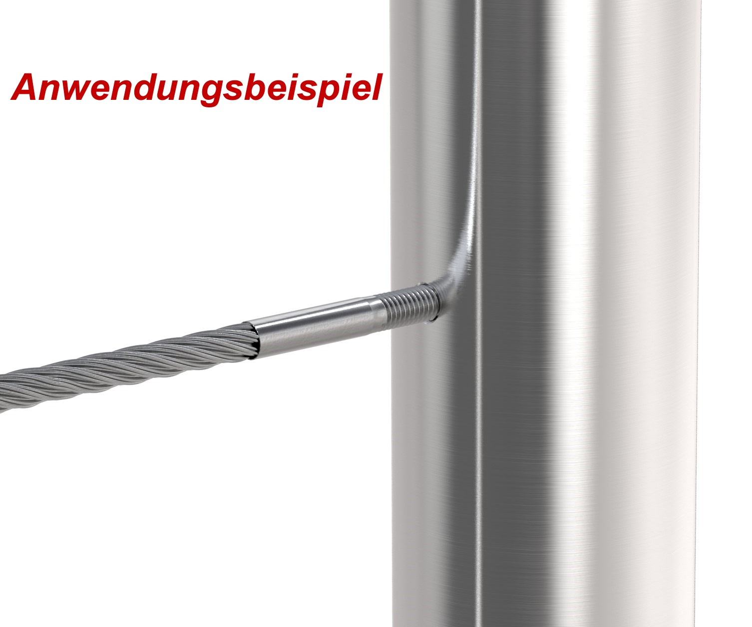Edelstahlseil 7x7, Ø 5mm, V4A Edelstahlseil 7x7, Ø 5mm, V4A
