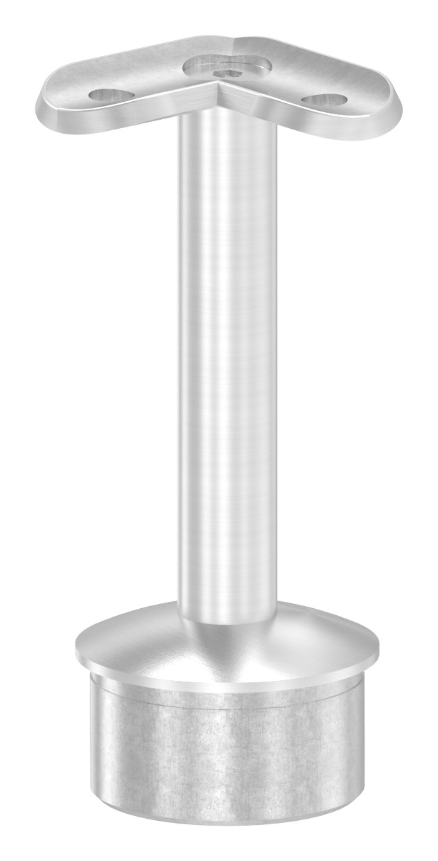 Rohrabschlussstopfen für Rohr 42,4x2,0mm, Handlaufanschlussplatte: 42,4mm, V2A