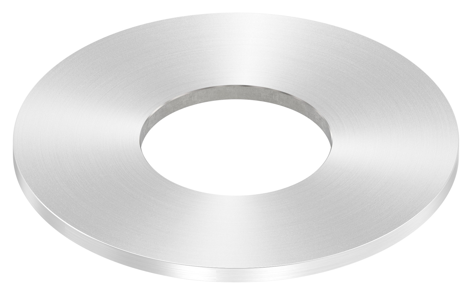 Ankerplatte Ø 100x4mm, mit Rundschliff, V2A