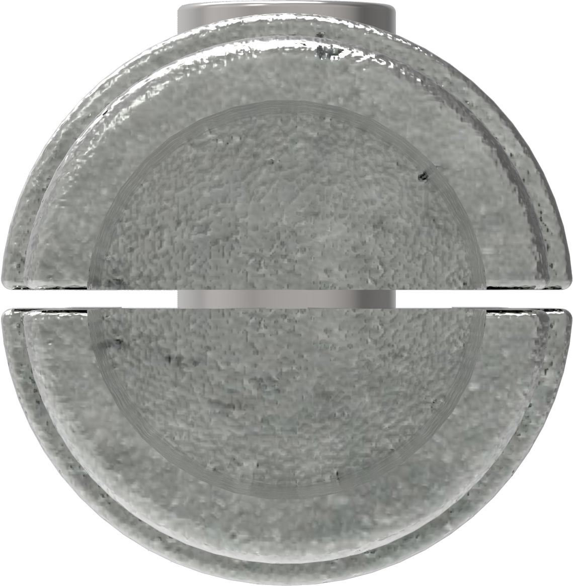 Verbinder, gerade, im Rohr, für Rohr Ø 48,3mm