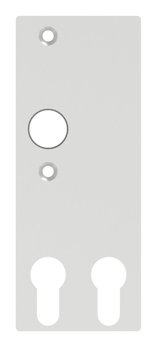 Zylinder-Langschild für zwei Profilzylinder