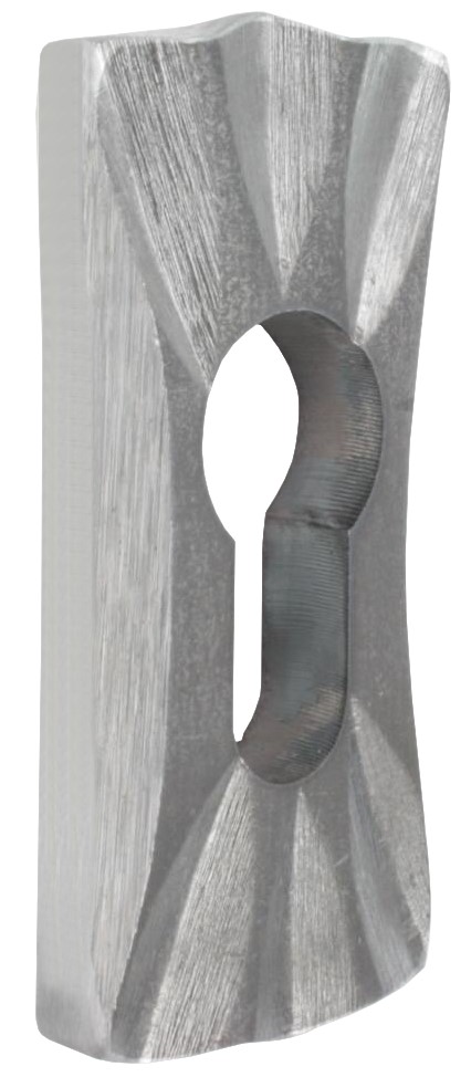 Sicherheitsrosette 76x35x10mm, zum Aufschweißen