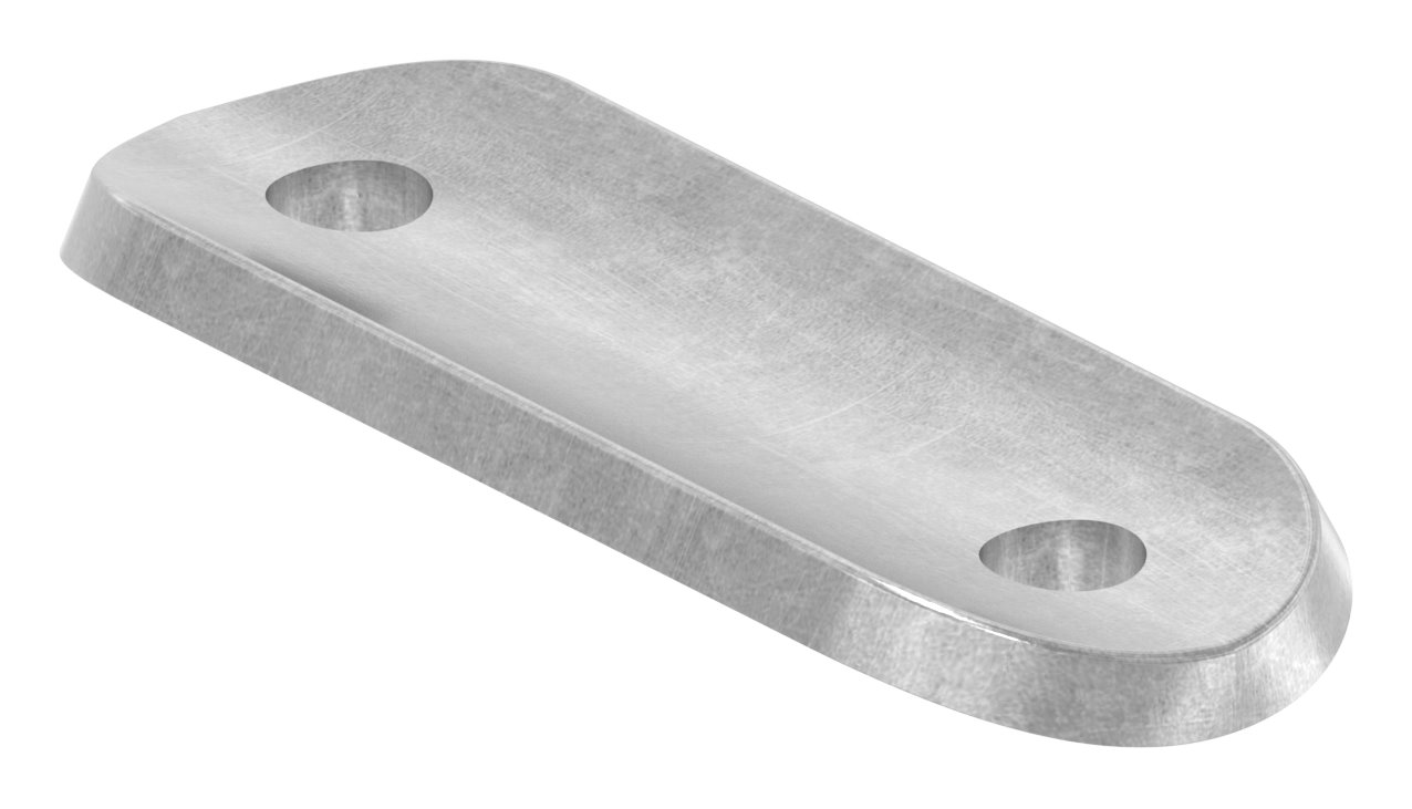 Handlaufanschlussplatte S235JR, Rohranschluss Ø 42,4mm Handlaufanschlussplatte S235JR, Rohranschluss Ø 42,4mm