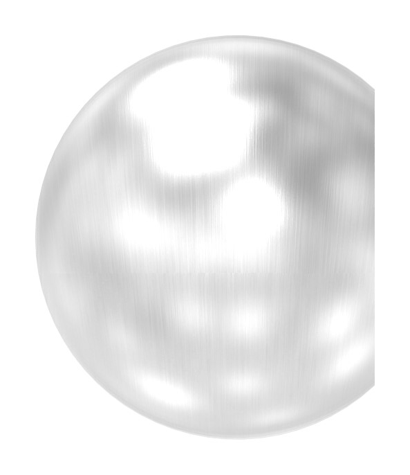Rohrabschlusskugel hohl für 33,7mm Rohr, mit M8 Rohrabschlusskugel hohl für 33,7mm Rohr, mit M8