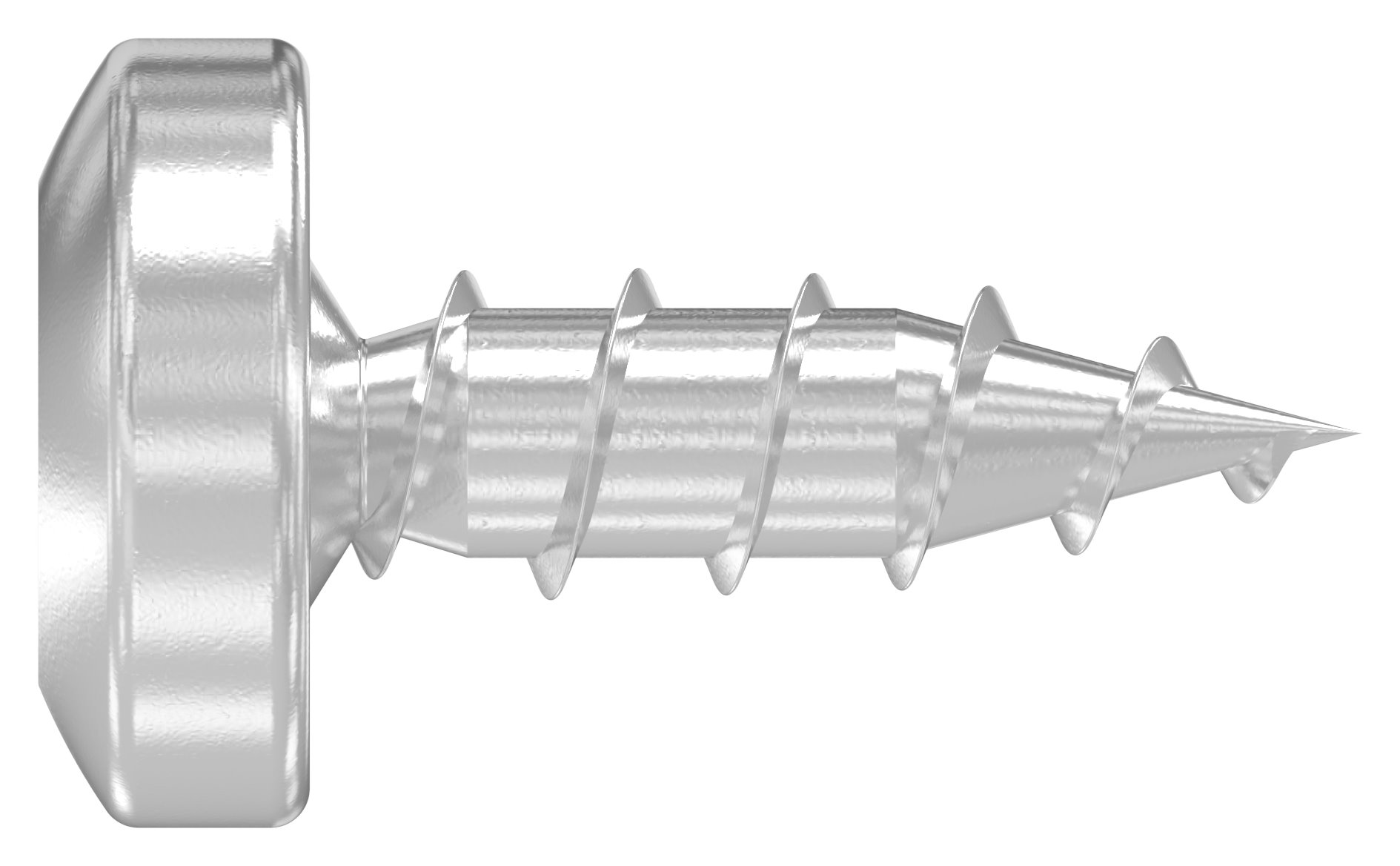 SPAX-Holzschraube 4x12mm, Halbrundkopf, Vollgewinde, einzeln
