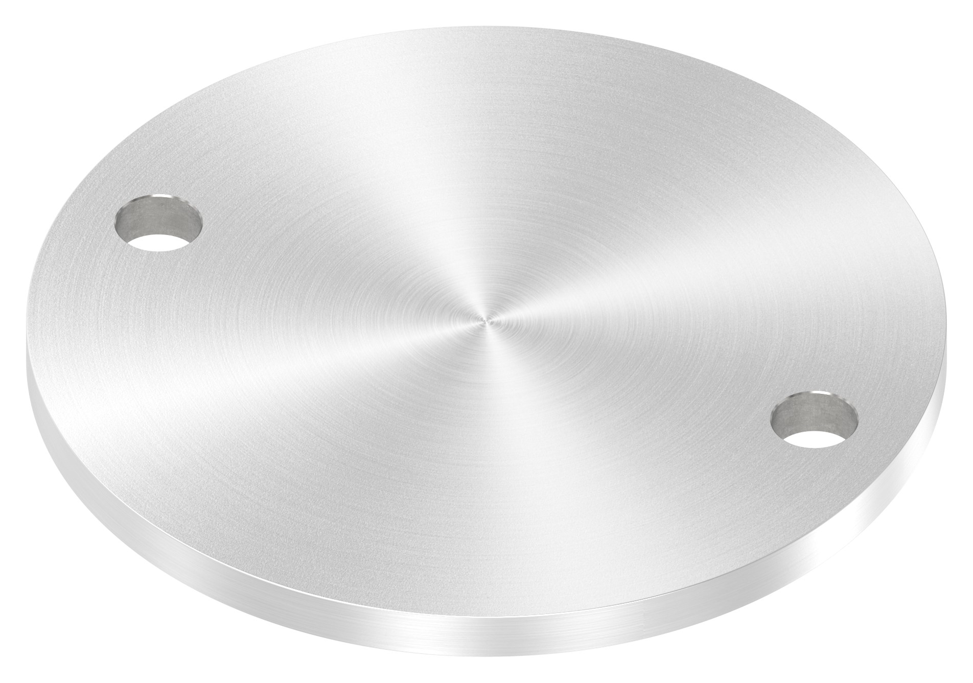 Ankerplatte Ø 140x8mm, mit Rundschliff, V2A